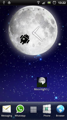Download Moomlight free With clock livewallpaper for Android phone and tablet.