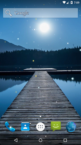 Download livewallpaper Moonlight by Kingsoft for Android.