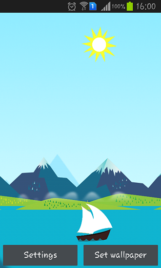 Download livewallpaper Mountains now for Android.