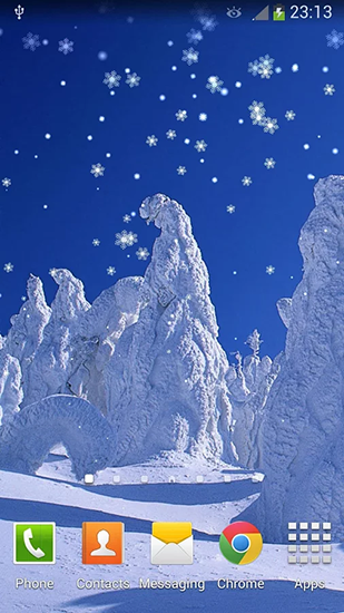 Download New Year: Snow free livewallpaper for Android 4.4.2 phone and tablet.