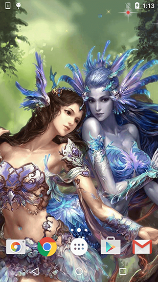 Download Nymph by Free wallpapers and backgrounds free Fantasy livewallpaper for Android phone and tablet.