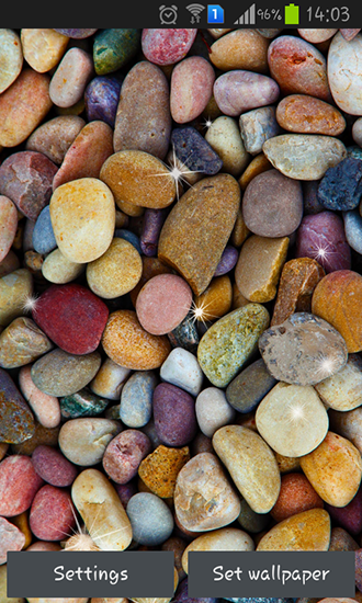 Download Pebbles free livewallpaper for Android 4.2.2 phone and tablet.