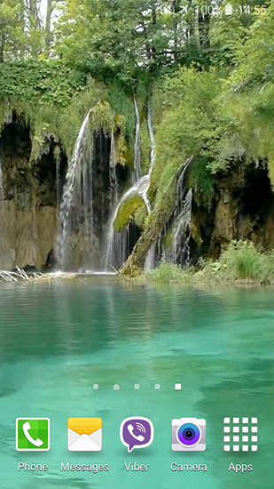 Download livewallpaper Plitvice waterfalls for Android.