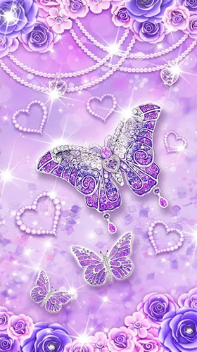 Purple diamond butterfly apk - free download.