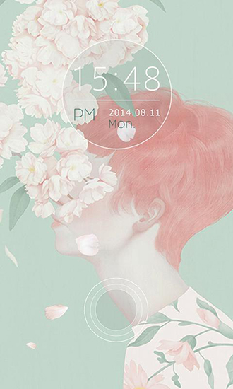 Download livewallpaper Quiet flower for Android.