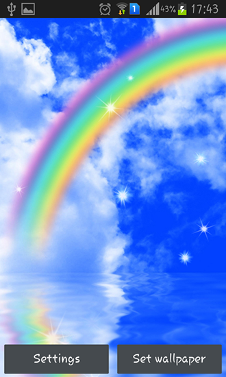 Download Rainbow free livewallpaper for Android 4.0.2 phone and tablet.