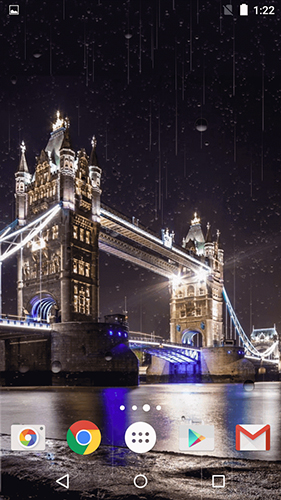 Download livewallpaper Rainy London by Phoenix Live Wallpapers  for Android.