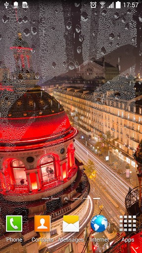 Download Rainy Paris free livewallpaper for Android phone and tablet.