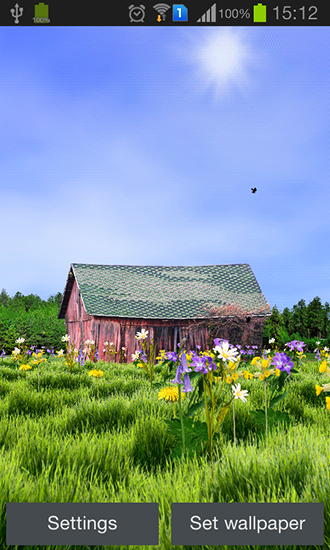 Download livewallpaper Red barn for Android.
