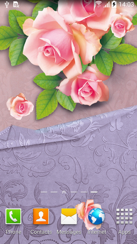 Download livewallpaper Rose for Android.