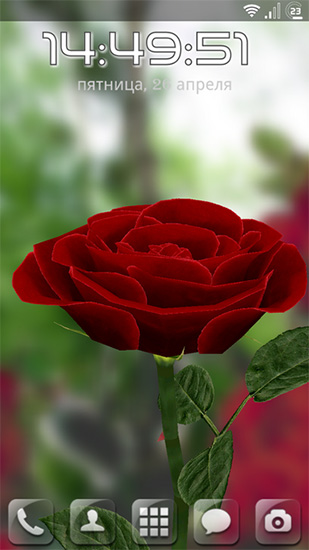 Download Rose 3D free 3D livewallpaper for Android phone and tablet.