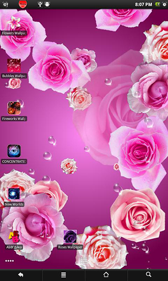 Download Roses 2 free livewallpaper for Android 4.4.2 phone and tablet.