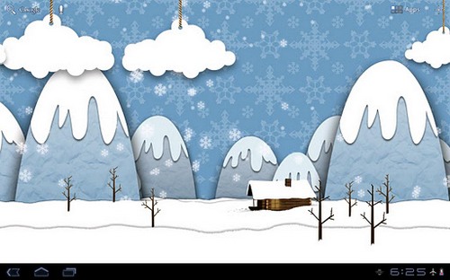 Download livewallpaper Samsung: Parallax winter for Android.