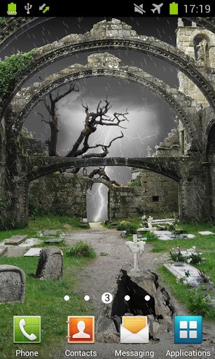 Download Scary cemetery free livewallpaper for Android phone and tablet.
