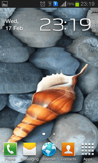 Download livewallpaper Seashell by Memory lane for Android.