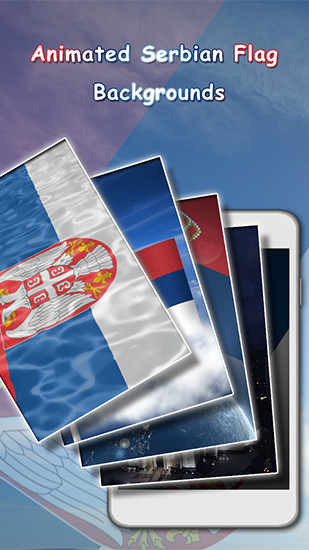 Download Serbian Flag 3D free Logotypes livewallpaper for Android phone and tablet.