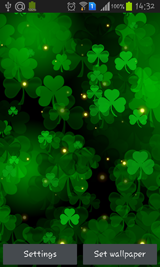 Download Shamrock free livewallpaper for Android 6.0 phone and tablet.