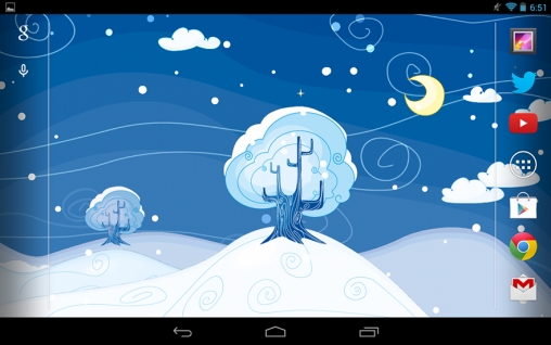Download livewallpaper Siberian night for Android.