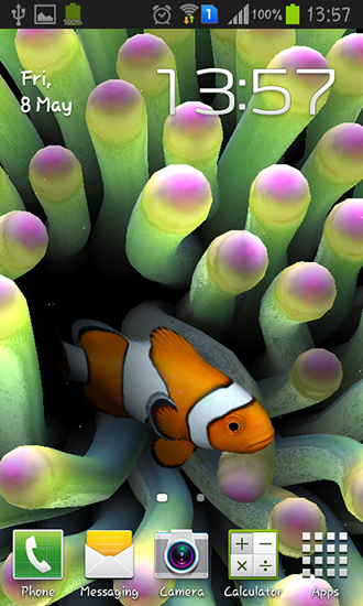 Download Sim aquarium free livewallpaper for Android 4.0.2 phone and tablet.