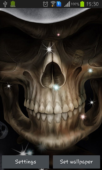 Download Skulls free livewallpaper for Android 4.0.2 phone and tablet.
