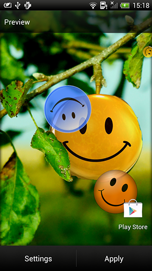 Download livewallpaper Smiles for Android.