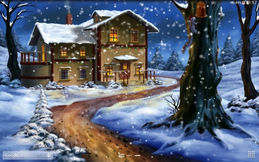 Download Snow: Night free Landscape livewallpaper for Android phone and tablet.