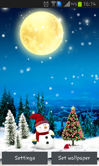 Download Snowfall free Holidays livewallpaper for Android phone and tablet.