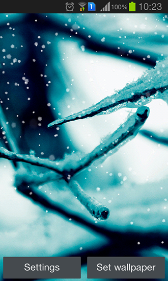 Download livewallpaper Snowfall by Divarc group for Android.