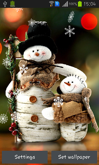 Download livewallpaper Snowman for Android.