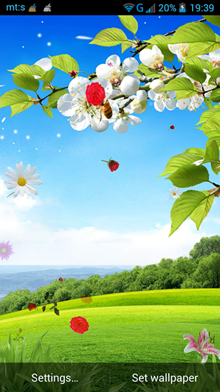 Download Spring by Pro live wallpapers free livewallpaper for Android 4.4.4 phone and tablet.