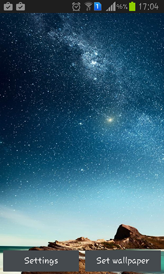 Download livewallpaper Star flying for Android.