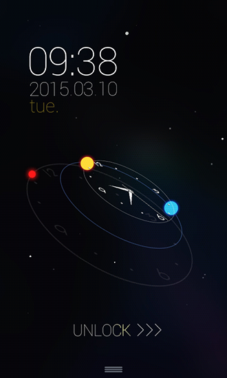 Download livewallpaper Star orbit for Android.