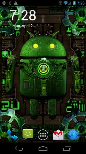 Download Steampunk droid free livewallpaper for Android 7.0 phone and tablet.