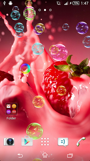 Download Strawberry by Next free Food livewallpaper for Android phone and tablet.