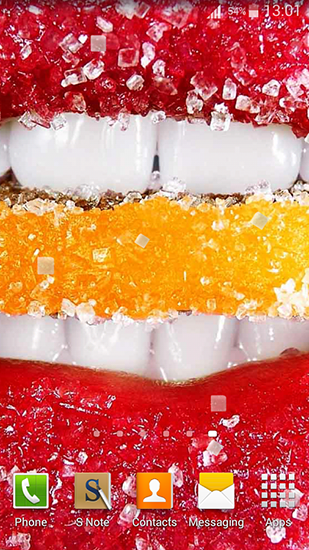 Download Sugar lips free Food livewallpaper for Android phone and tablet.