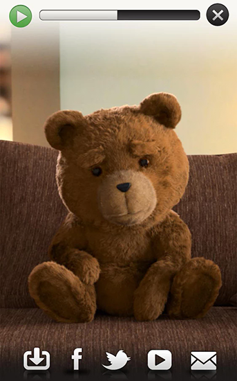 Download livewallpaper Talking Ted for Android.