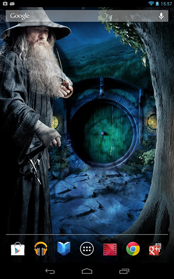 Download livewallpaper The Hobbit for Android.