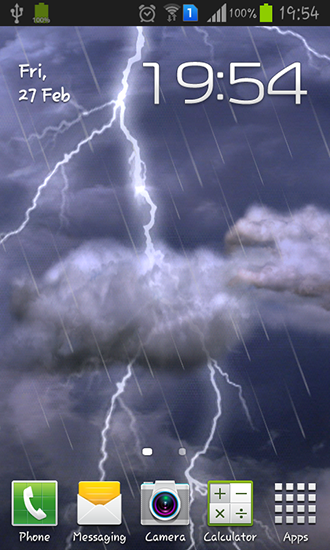 Download Thunderstorm free livewallpaper for Android 4.0.1 phone and tablet.