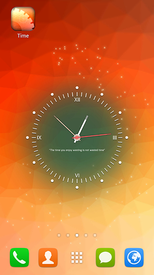 Download Time free With clock livewallpaper for Android phone and tablet.
