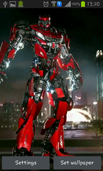 Download livewallpaper Transformers battle for Android.