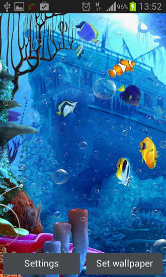 Download Under the sea free Aquariums livewallpaper for Android phone and tablet.