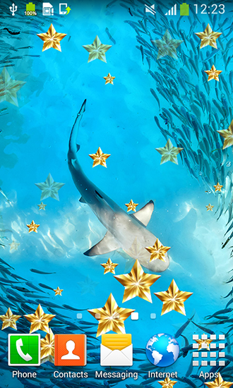 Download livewallpaper Underwater for Android.