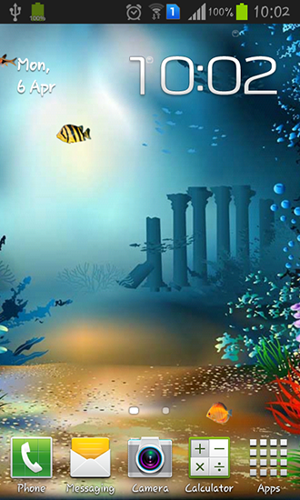 Download Underwater world free livewallpaper for Android 4.1 phone and tablet.