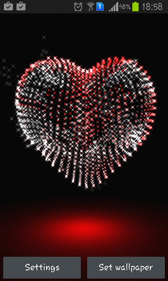Download Valentine Day: Heart 3D free Interactive livewallpaper for Android phone and tablet.