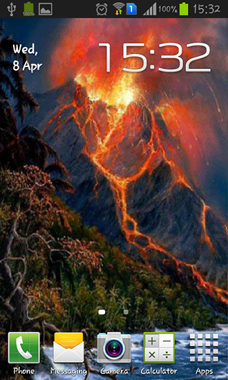 Download Volcano free livewallpaper for Android 4.1 phone and tablet.