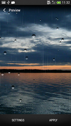 Download livewallpaper Water drops by Top Live Wallpapers for Android.