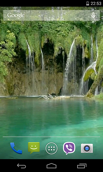 Download Waterfall video free livewallpaper for Android 1 phone and tablet.