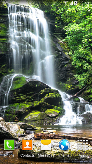 Download livewallpaper Waterfalls for Android.