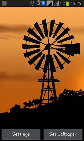 Download livewallpaper Windmill by Pix live wallpapers for Android.
