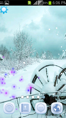 Winter snowfall by AppQueen Inc. apk - free download.